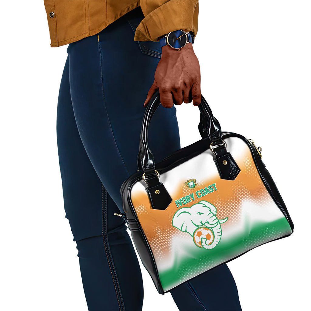 Ivory Coast Football Shoulder Handbag Proud Elephant Fan Edition
