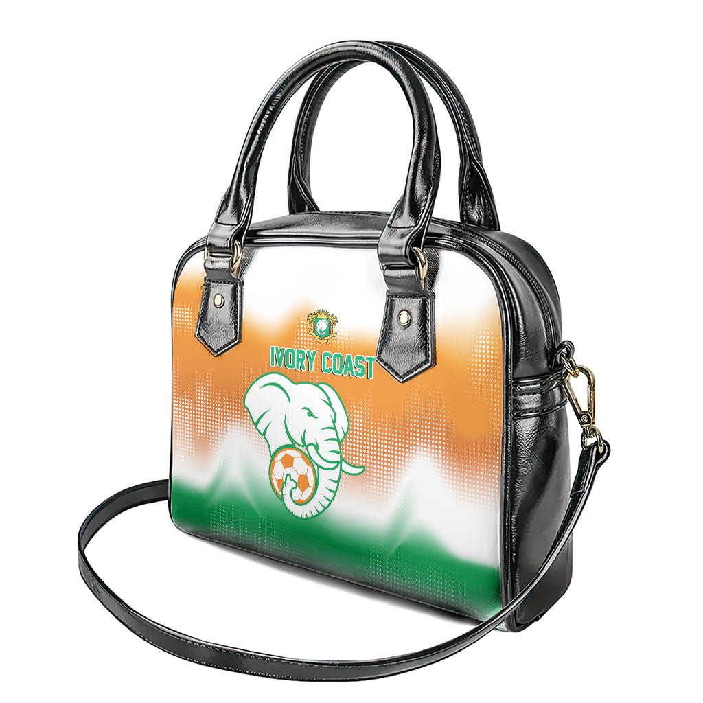Ivory Coast Football Shoulder Handbag Proud Elephant Fan Edition
