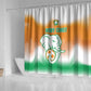 Ivory Coast Football Shower Curtain Proud Elephant Fan Edition