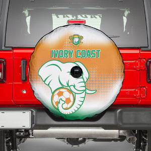 Ivory Coast Football Spare Tire Cover Proud Elephant Fan Edition