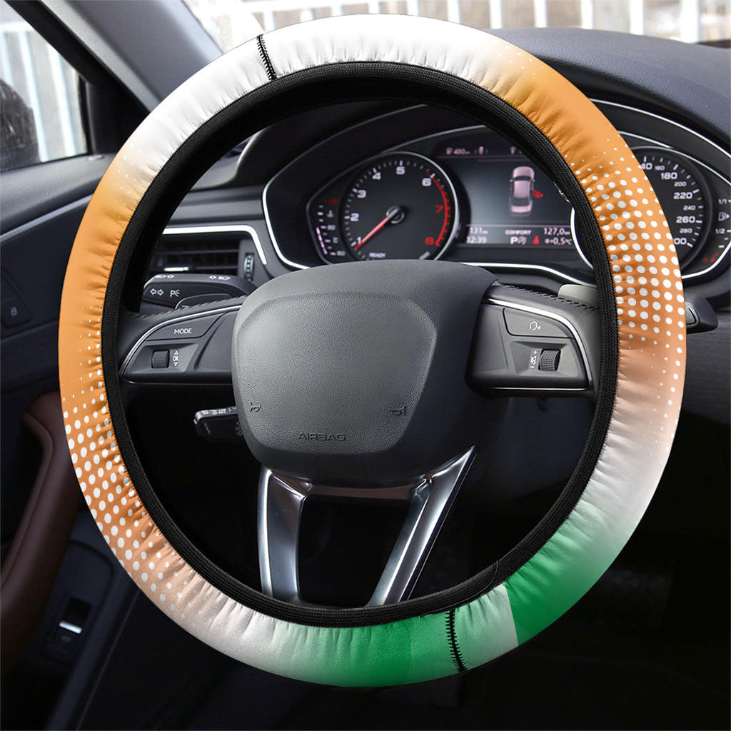 Ivory Coast Football Steering Wheel Cover Proud Elephant Fan Edition