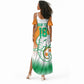 Custom Ivory Coast Football Summer Maxi Dress Proud Elephant Fan Edition