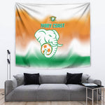 Ivory Coast Football Tapestry Proud Elephant Fan Edition