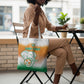Ivory Coast Football Tote Bag Proud Elephant Fan Edition