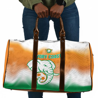 Ivory Coast Football Travel Bag Proud Elephant Fan Edition
