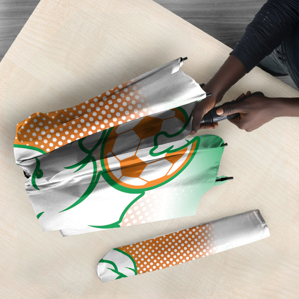 Ivory Coast Football Umbrella Proud Elephant Fan Edition
