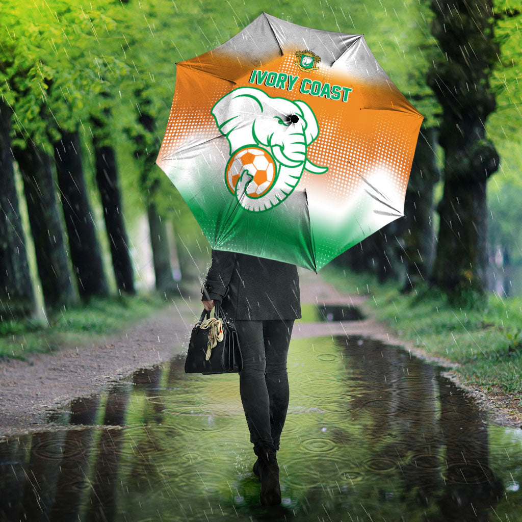 Ivory Coast Football Umbrella Proud Elephant Fan Edition