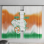Ivory Coast Football Window Curtain Proud Elephant Fan Edition