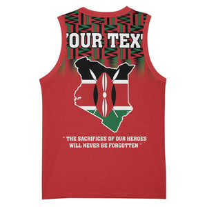 Personalized Afro Kenya Mashujaa Day Basketball Jersey Mzee Jomo Kenyatta With Coat Of Arms LT18