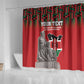 Personalized Afro Kenya Mashujaa Day Shower Curtain Mzee Jomo Kenyatta With Coat Of Arms