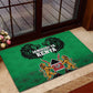 Afro Kenya National Heroes Day Rubber Doormat Mashujaa With Lion Head And Coat Of Arms