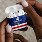Cape Verde Football Go Champion Custom AirPods Case Sporty Style