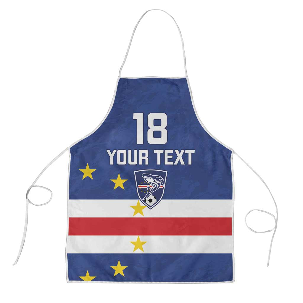 Cape Verde Football Go Champion Custom Apron Sporty Style