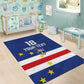 Cape Verde Football Go Champion Custom Area Rug Sporty Style - African Pride
