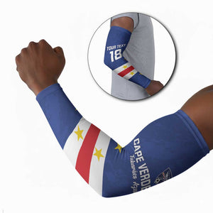 Cape Verde Football Go Champion Custom Arm Sleeves Sporty Style
