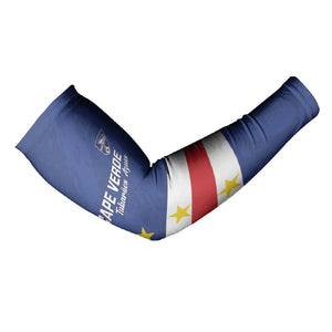 Cape Verde Football Go Champion Custom Arm Sleeves Sporty Style