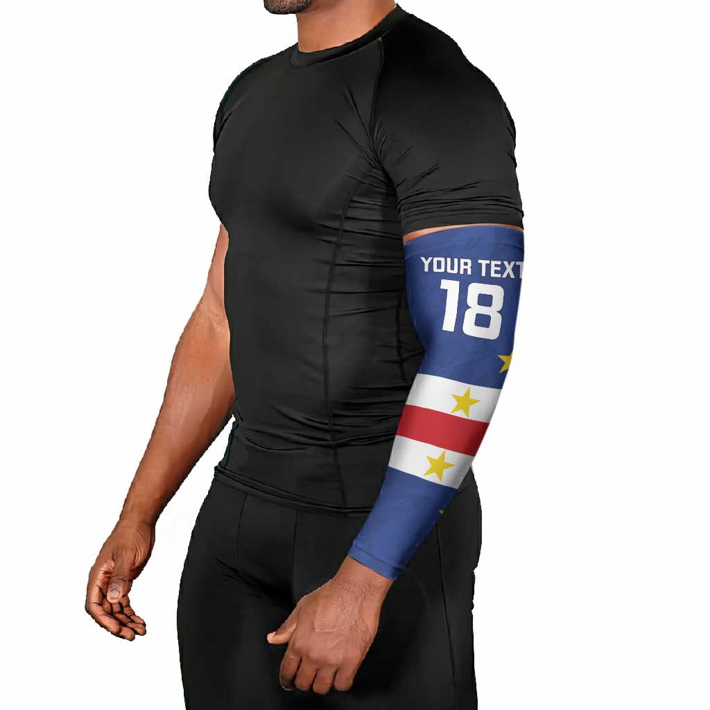 Cape Verde Football Go Champion Custom Arm Sleeves Sporty Style