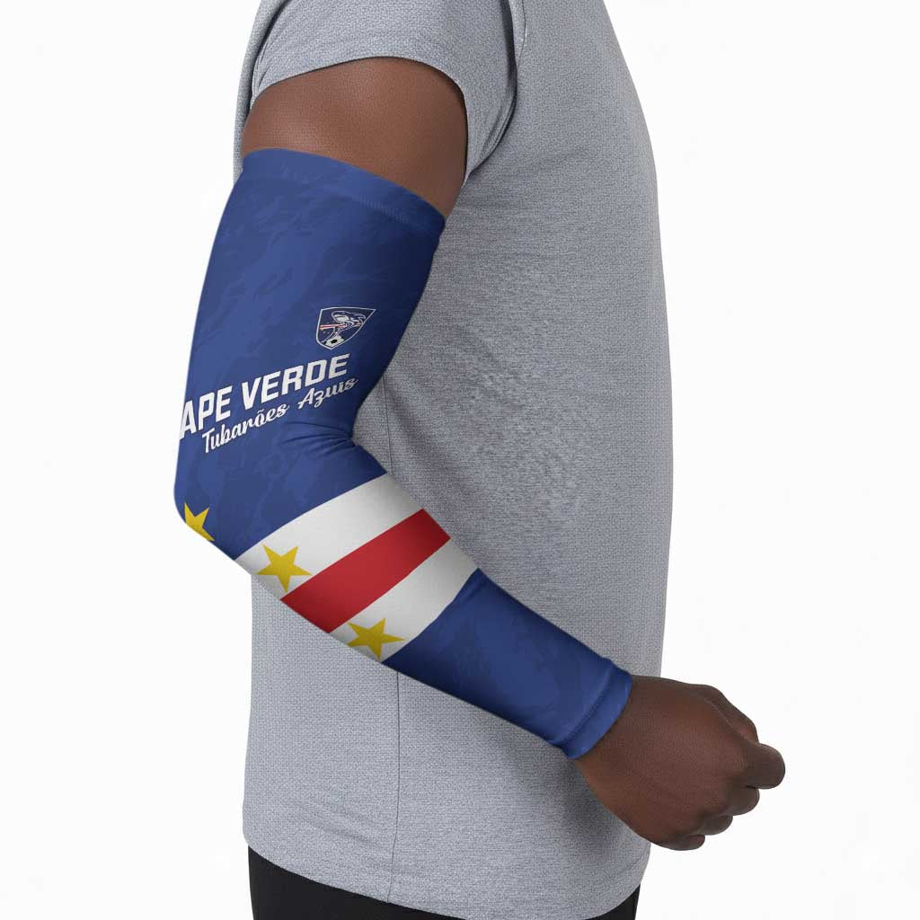 Cape Verde Football Go Champion Custom Arm Sleeves Sporty Style