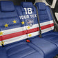 Cape Verde Football Go Champion Custom Back Car Seat Cover Sporty Style - African Pride