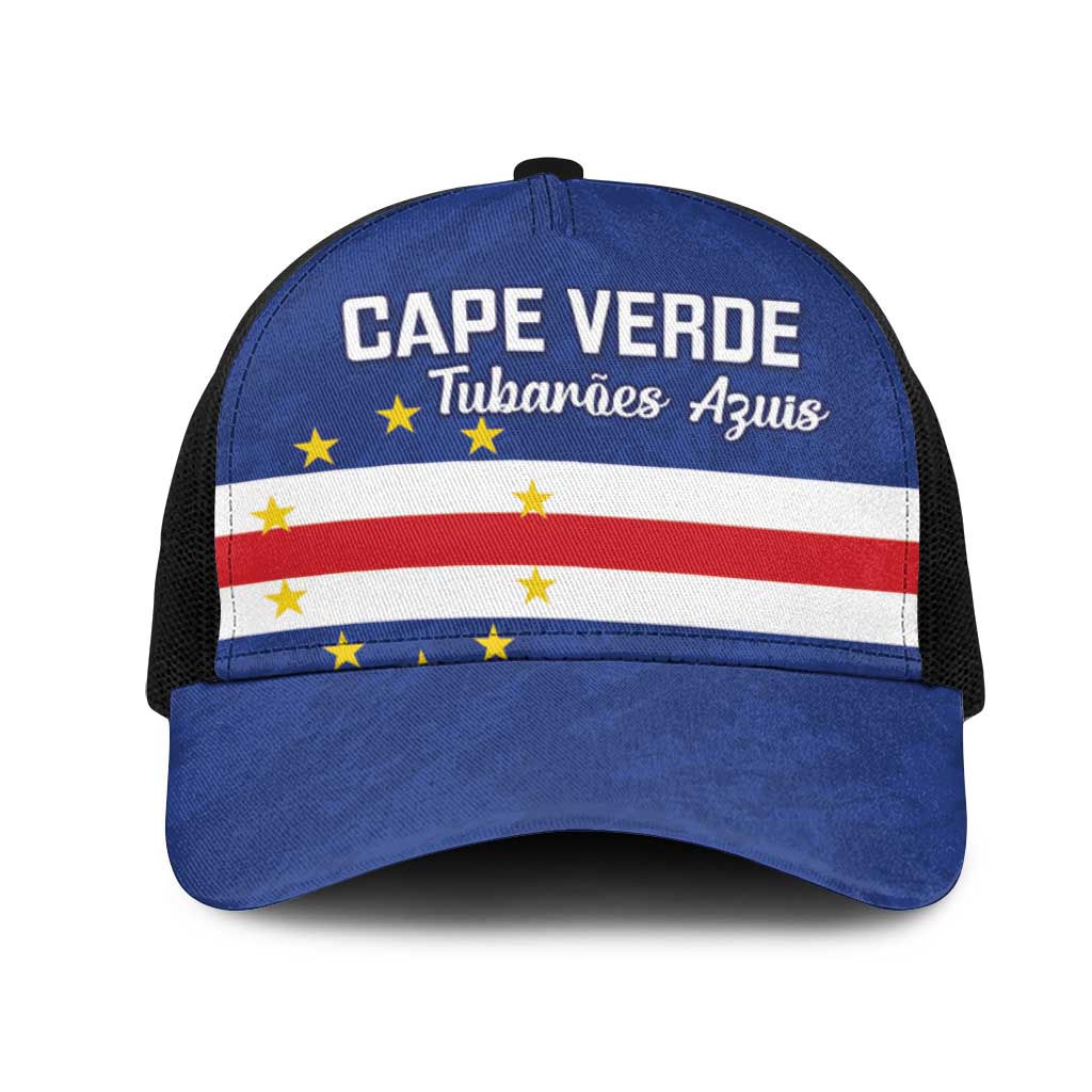 Cape Verde Football Go Champion Baseball Net Cap Sporty Style - African Pride