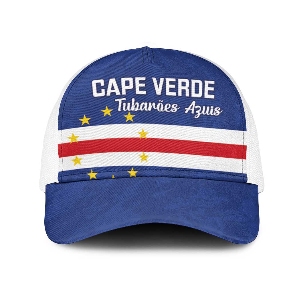 Cape Verde Football Go Champion Baseball Net Cap Sporty Style - African Pride
