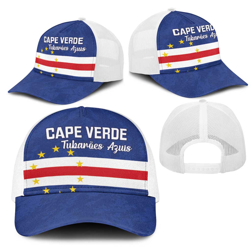 Cape Verde Football Go Champion Baseball Net Cap Sporty Style - African Pride