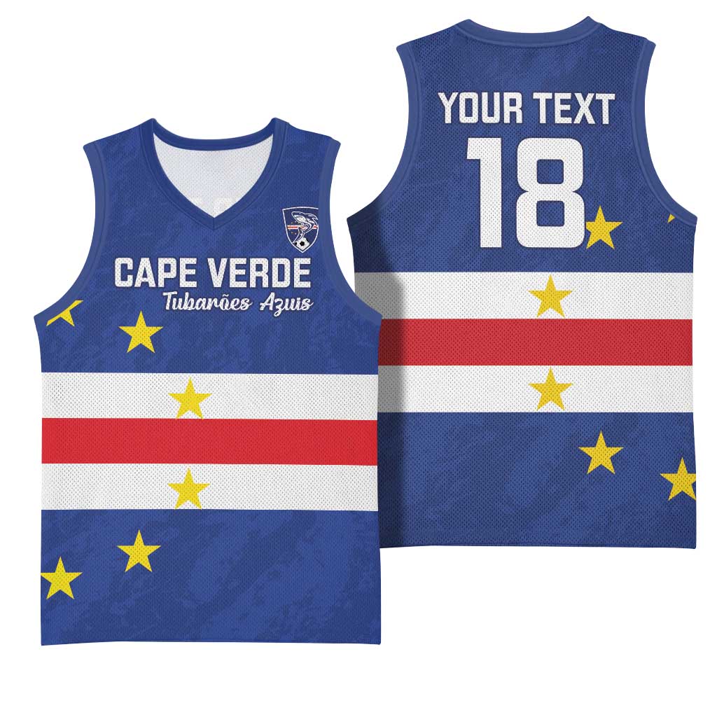 Cape Verde Football Go Champion Custom Basketball Jersey Sporty Style LT18