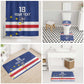 Cape Verde Football Go Champion Custom Bathroom Set Sporty Style