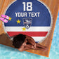 Cape Verde Football Go Champion Custom Beach Blanket Sporty Style - African Pride