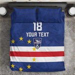 Cape Verde Football Go Champion Custom Bedding Set Sporty Style - African Pride