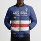 Cape Verde Football Go Champion Custom Bomber Puffer Jacket Sporty Style
