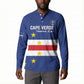 Cape Verde Football Go Champion Custom Button Sweatshirt Sporty Style