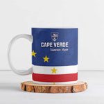 Cape Verde Football Go Champion Custom Ceramic Mug Sporty Style