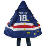 Cape Verde Football Go Champion Custom Cloak Sporty Style