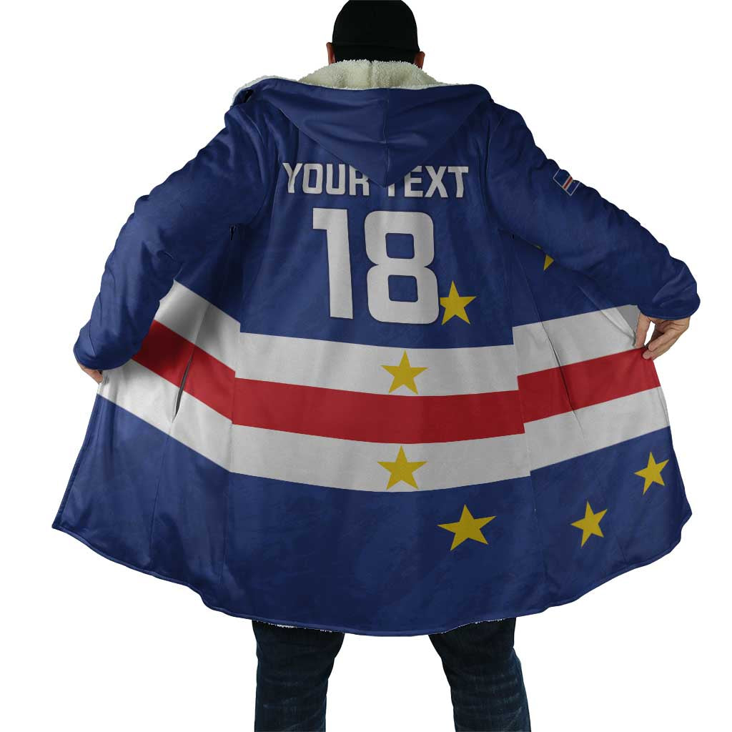 Cape Verde Football Go Champion Custom Cloak Sporty Style