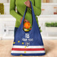Cape Verde Football Go Champion Custom Grocery Bag Sporty Style - African Pride