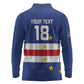 Cape Verde Football Go Champion Custom Long Sleeve Polo Shirt Sporty Style - African Pride