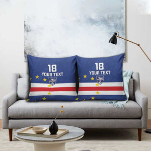 Cape Verde Football Go Champion Custom Pillow Cover Sporty Style