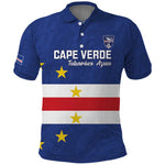 Cape Verde Football Go Champion Custom Polo Shirt Sporty Style - African Pride