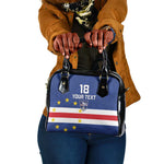 Cape Verde Football Go Champion Custom Shoulder Handbag Sporty Style - African Pride