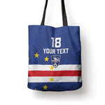 Cape Verde Football Go Champion Custom Tote Bag Sporty Style