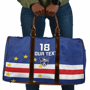 Cape Verde Football Go Champion Custom Travel Bag Sporty Style