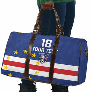 Cape Verde Football Go Champion Custom Travel Bag Sporty Style