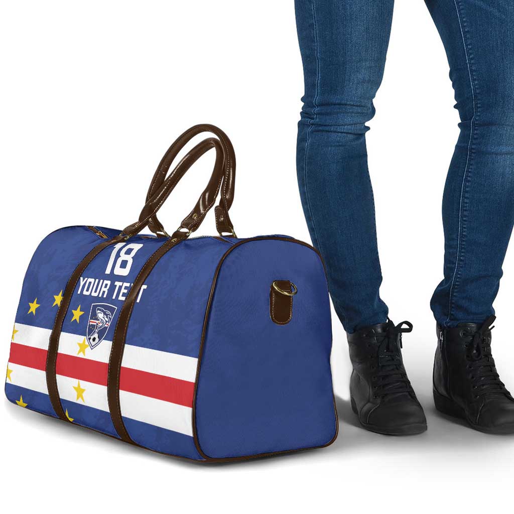 Cape Verde Football Go Champion Custom Travel Bag Sporty Style