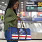 Cape Verde Football Go Champion Custom Travel Bag Sporty Style
