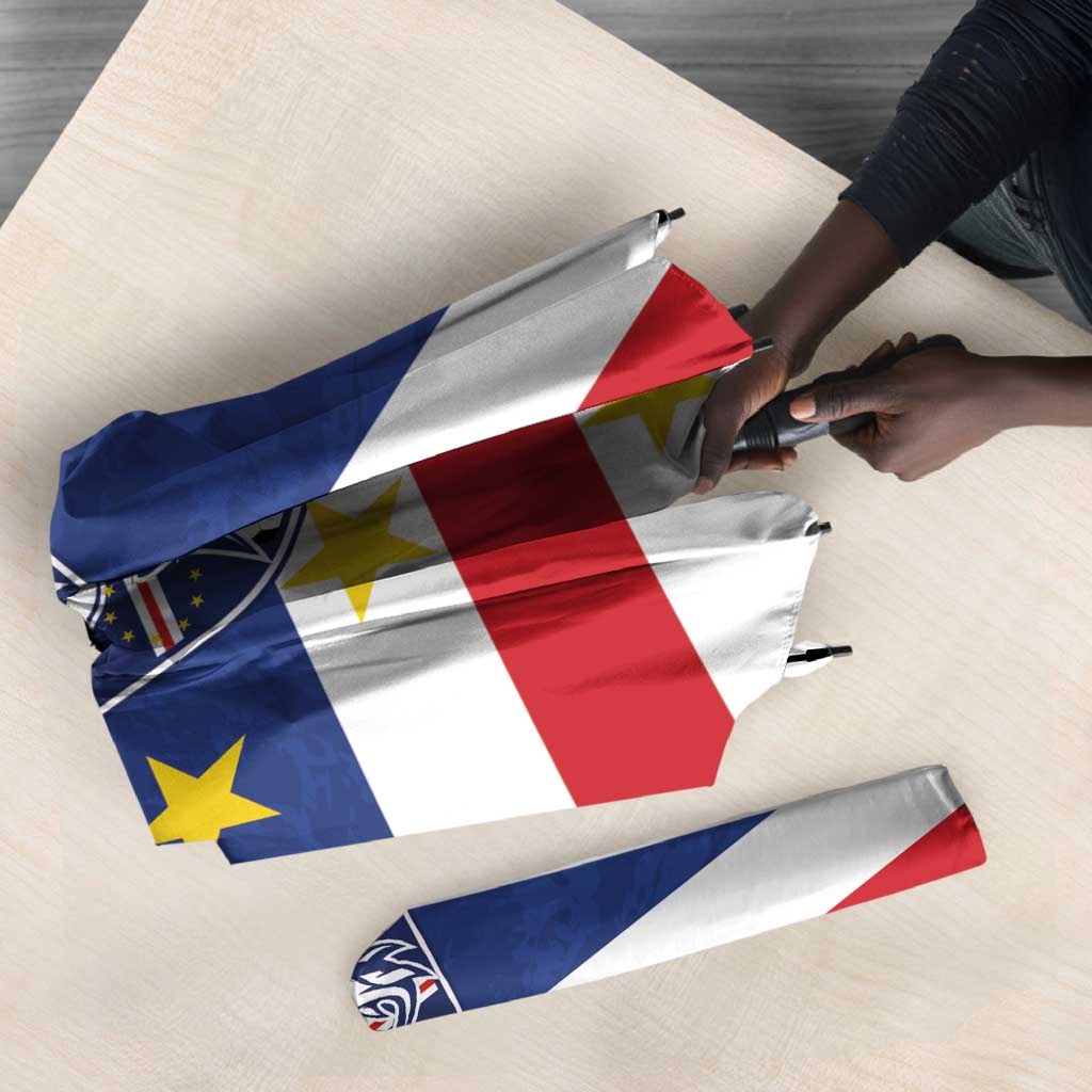 Cape Verde Football Go Champion Custom Umbrella Sporty Style
