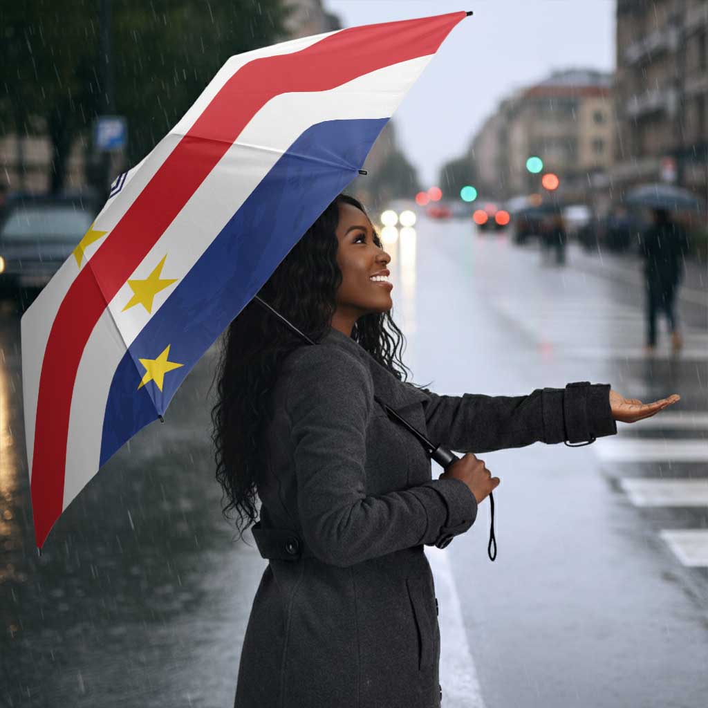 Cape Verde Football Go Champion Custom Umbrella Sporty Style