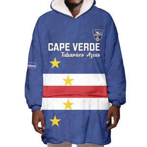 Cape Verde Football Go Champion Custom Wearable Blanket Hoodie Sporty Style - African Pride