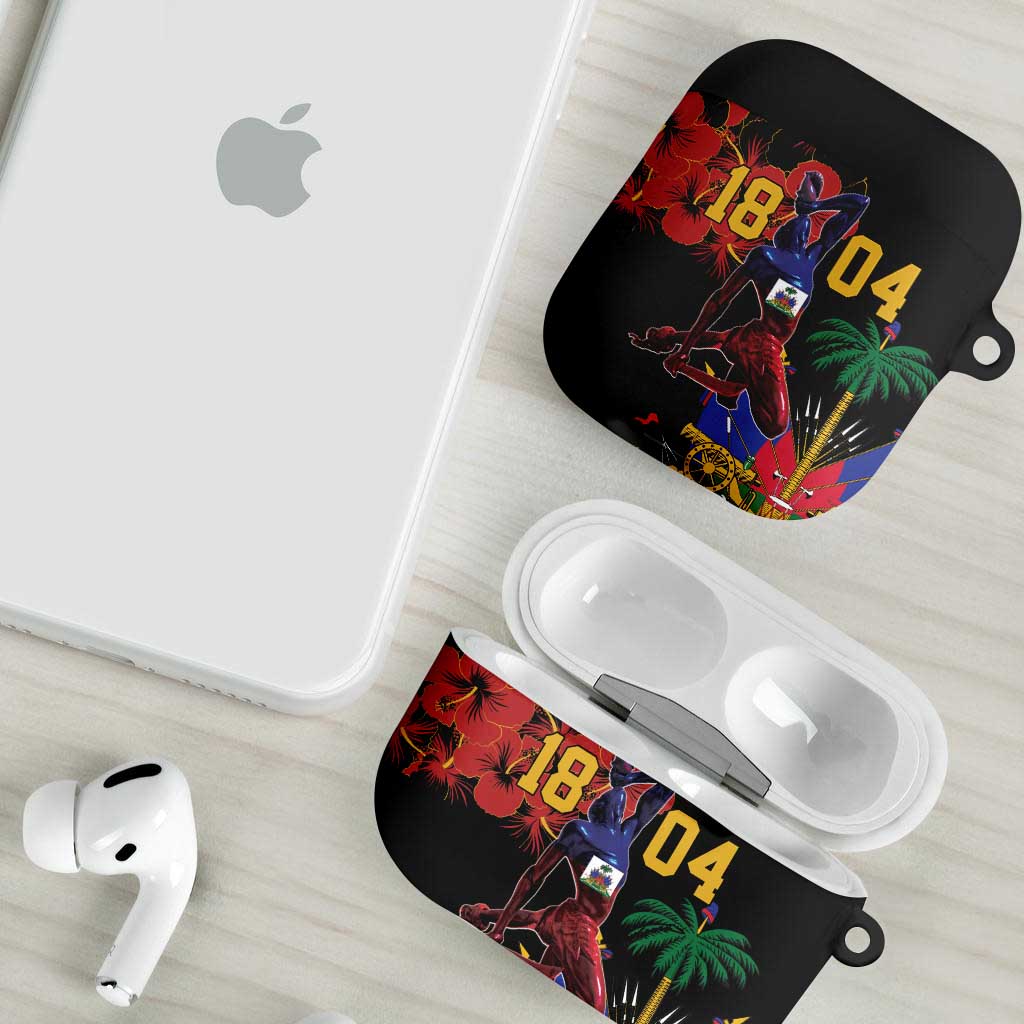 Afro-Haitians Negre Marron AirPods Case Libete Egalite Fratenite