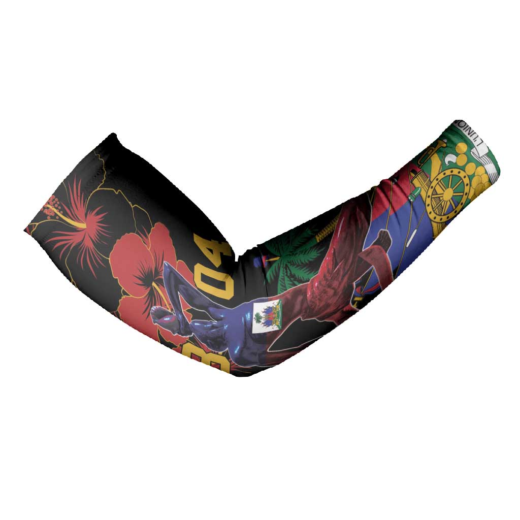 Afro-Haitians Negre Marron Arm Sleeves Libete Egalite Fratenite